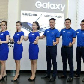 Đồng phục công ty Samsung đơn giản và thu hút