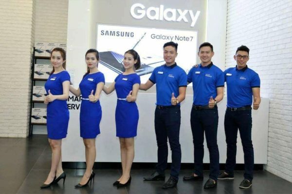 Đồng phục công ty Samsung đơn giản và thu hút