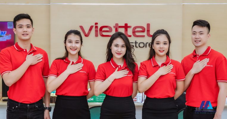 đồng phục nhân viên Viettel- Đồng phục Hải Anh