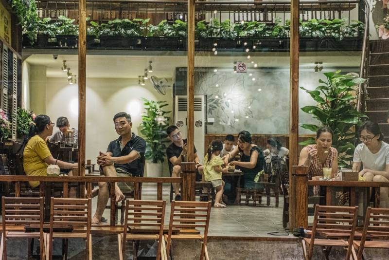 Cũng là một trong những quán cafe có không gian vô cùng thích hợp để làm việc