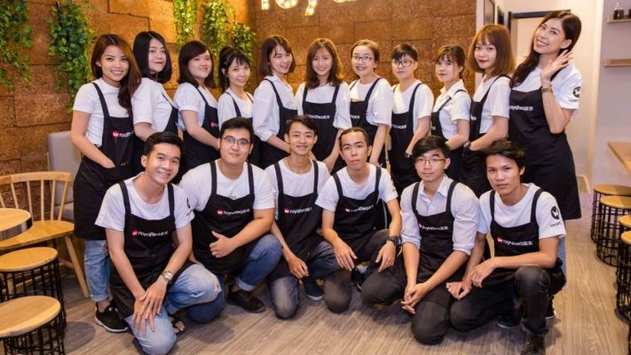 Đồng phục nhân viên quan cafe đẹp mắt