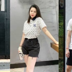 Cách phối đồ áo polo quần short cho cả nam và nữ