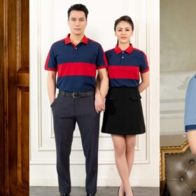 cách phối đồ áo polo với quần tây