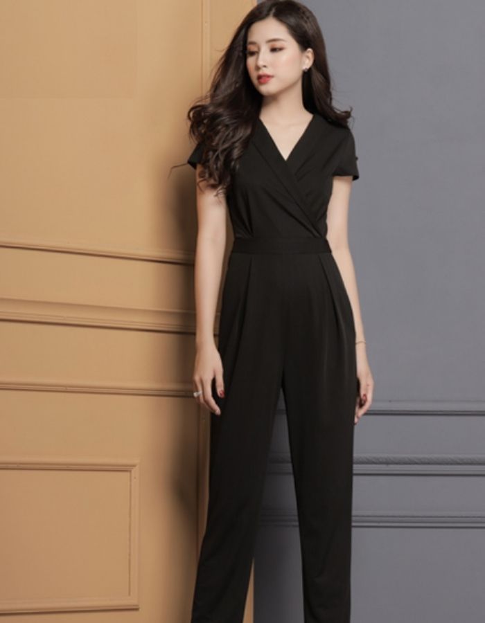 Bộ trang phục nữ công sở Jumpsuit khuyễn rũ