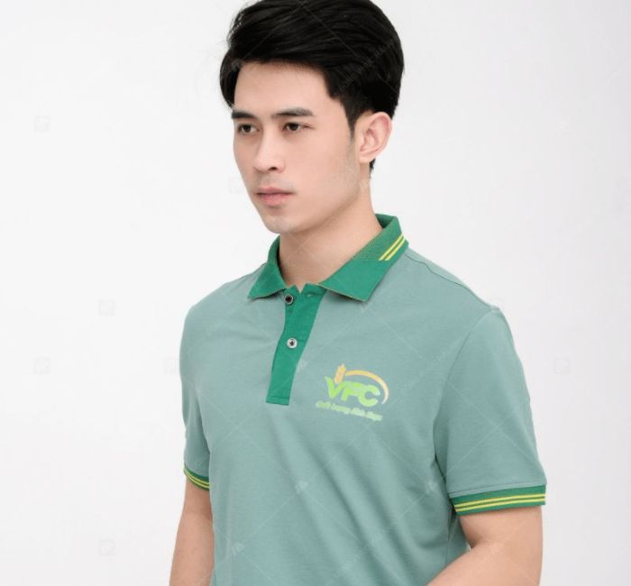 Mẫu đồng phục doanh nghiệp VFC polo cổ bẻ