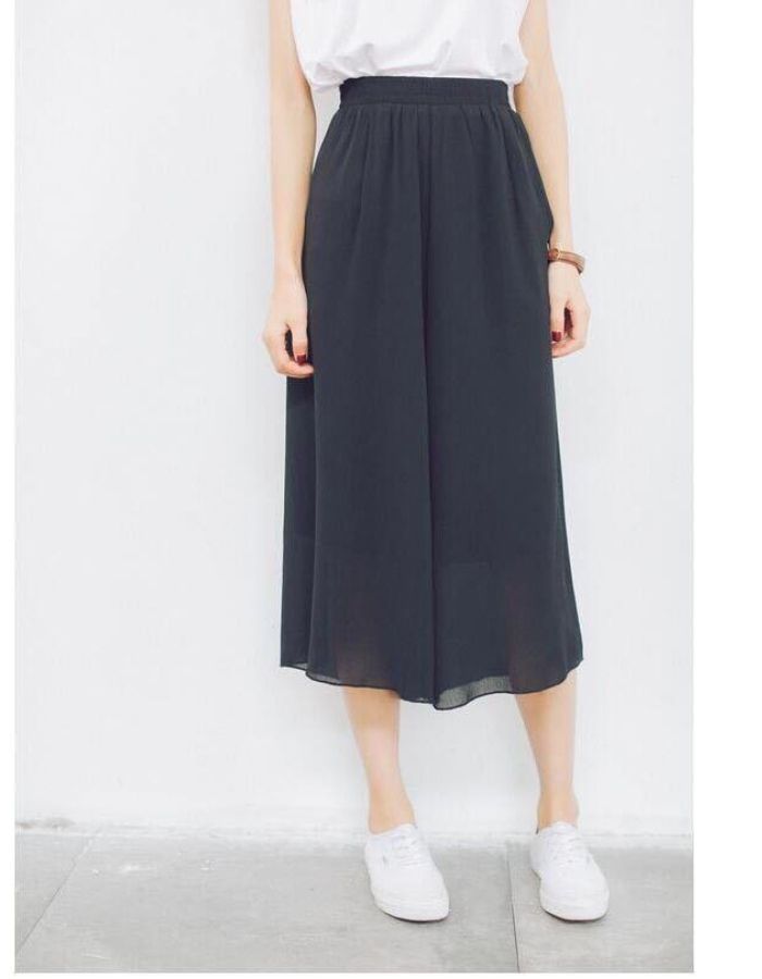 Các mẫu culottes giả váy đón tim chị em