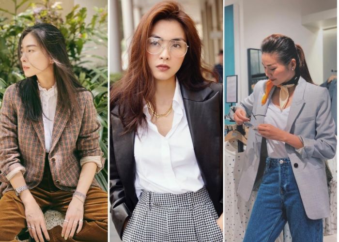 Trang phục công sở mùa thu tinh tế với khoác blazer