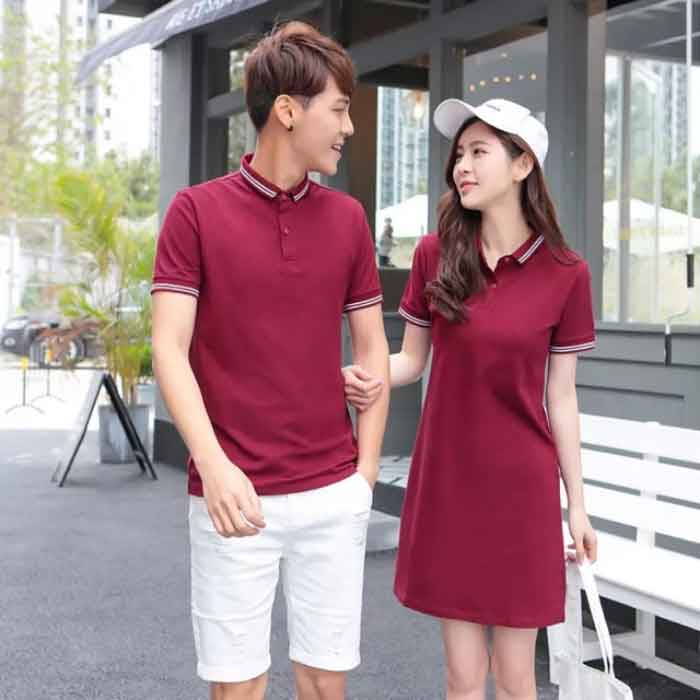 Váy polo dịu dáng cho nàng, mạnh mẽ với áo polo cho chàng