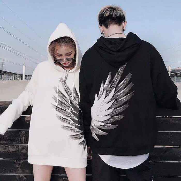 Áo hoodie đại bàng phong cách Hàn Quốc thời thượng