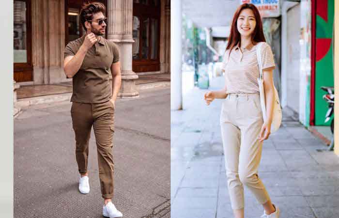 Năng động cực chất khi phối áo polo cùng quần jogger