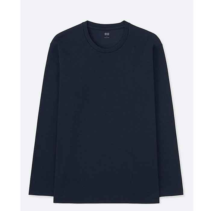 Áo thun cổ tròn dài tay Uniqlo