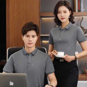 Thời trang đồng phục doanh nghiệp áo polo vải hacool