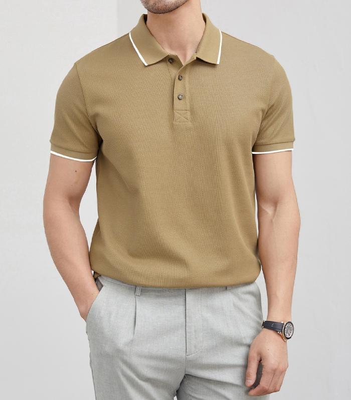 Áo thun polo hiệu Bycotton với chất liệu vải siêu cao cấp