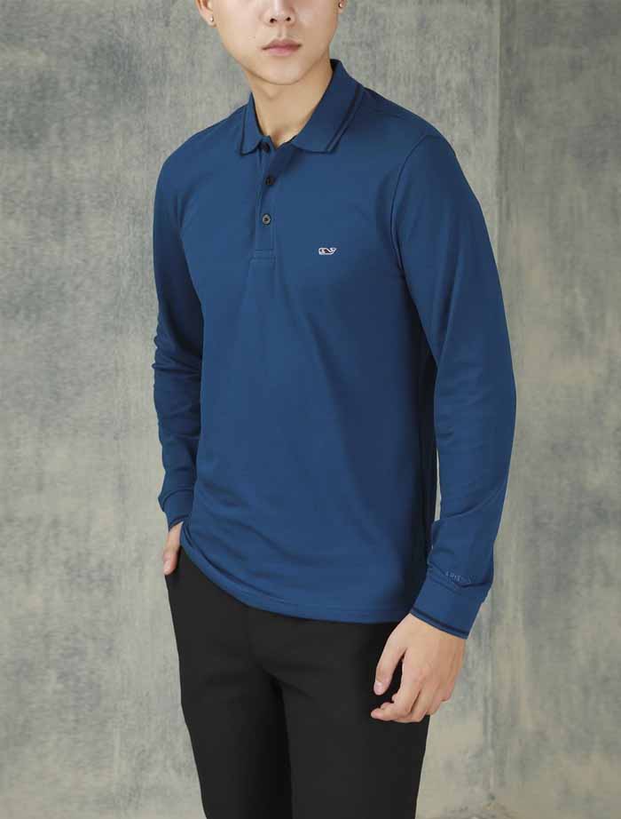 Áo thun polo dài tay của Vineyard Vines thể hiện phong cách lịch lãm