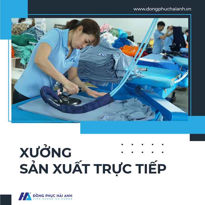 Hệ thống xưởng may chuyên nghiệp tại Hải Anh