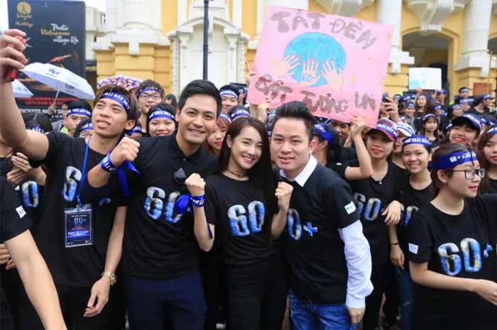 Áo thun cho sự kiện "Giờ trái đất 2017"