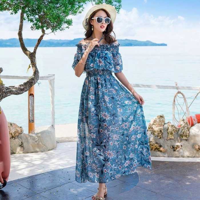 Váy maxi là item thời trang trung niên mãi trẻ đẹp dành cho chị em phụ nữ