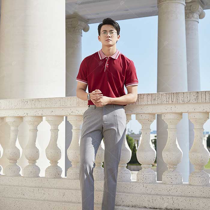 Áo polo Classic-Fit bộ sưu tập mới từ đồng phục Hải Anh