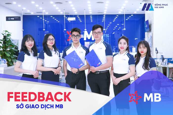 Áo đồng phục sở giao dịch MB được thiết kế và sản xuất độc quyền bởi Hải Anh