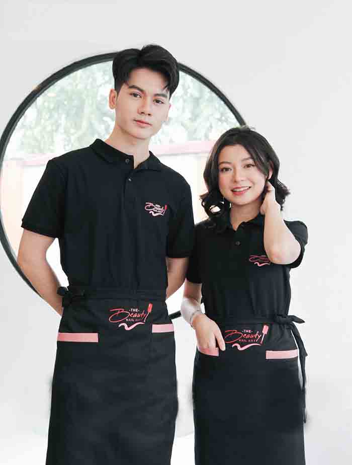 Đồng phục nhân viên nhà hàng được Bamboo Uniform may với chất vải cao cấp