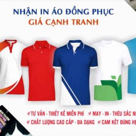 Xưởng in áo đồng phục số lượng lớn uy tín, giá rẻ