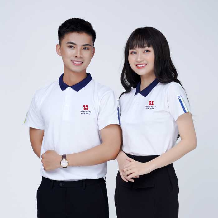 Áo thun đồng phục polo của Bốn Mùa