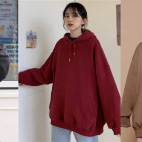 Các kiểu áo hoodie được chị em yêu thích