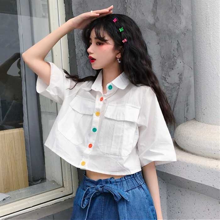 Thiết kế crop top giúp nàng khoe eo thun đúng điệu