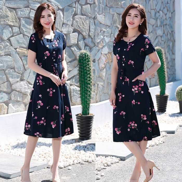 Ivy Moda nổi bật với các mẫu váy trung niên dáng xoè điệu đà