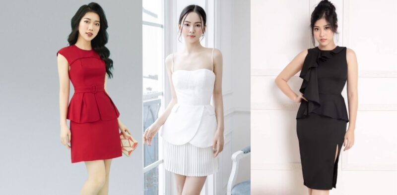 Các mẫu đầm peplum dự đẹp cho chị em thêm sang chảnh