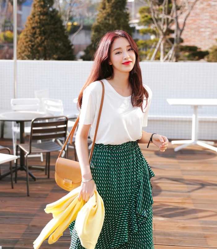 Outfit tươi sáng cho cô nàng mảnh mai