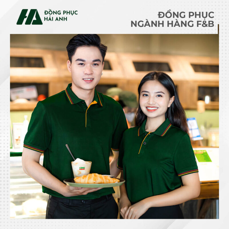 Đồng phục nhà hàng xanh