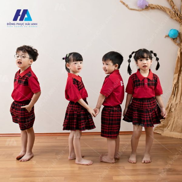 Đồng phục mầm non trường quốc tế WonderKids Montessori School