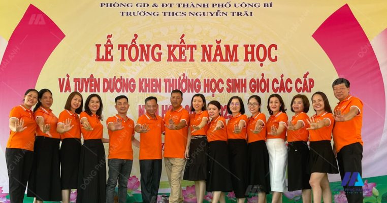 Feedback đồng phục giáo viên trường THCS Nguyễn Trãi Uông Bí- Đồng phục Hải Anh