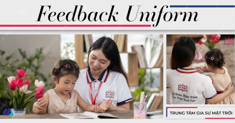 Feedback đồng phục trung tâm gia sư Ông Mặt Trời- Đồng phục Hải Anh