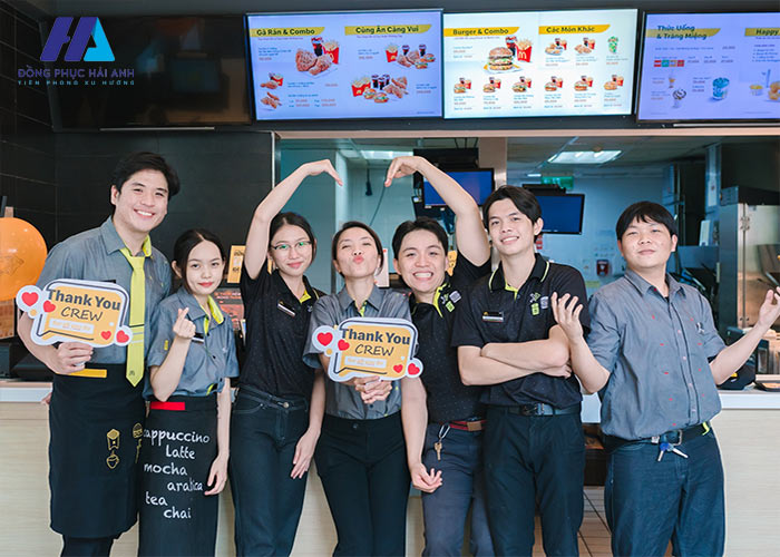 Đồng phục Hải Anh - Địa chỉ uy tín may đồng phục cửa hàng chất lượng